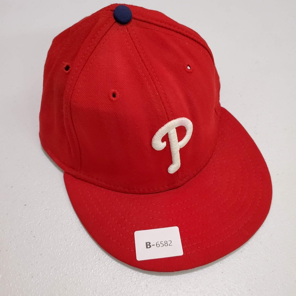 VINTAGE Philadelphia PhilliesMen Hat 7 5/8 Red New 59fifty Cap READ